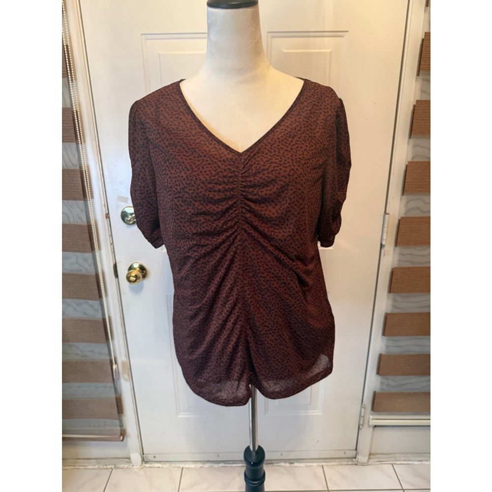 Women's Apt. 9 Blouse, Size L, Brown